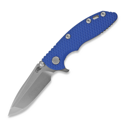 Navalha Hinderer 3.0 XM-18 Spanto Tri-Way Stonewash Blue G10