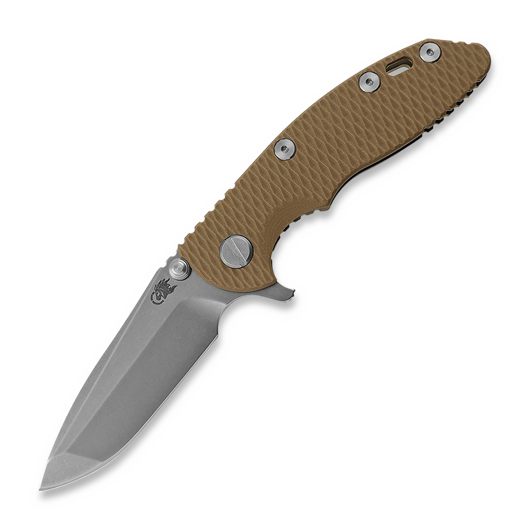 Nóż składany Hinderer 3.0 XM-18 Spanto Tri-Way Stonewash Bronze Coyote G10