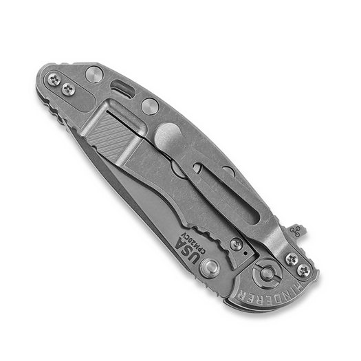 Hinderer 3.0 XM-18 Spanto Tri-Way Stonewash Orange G10 folding knife