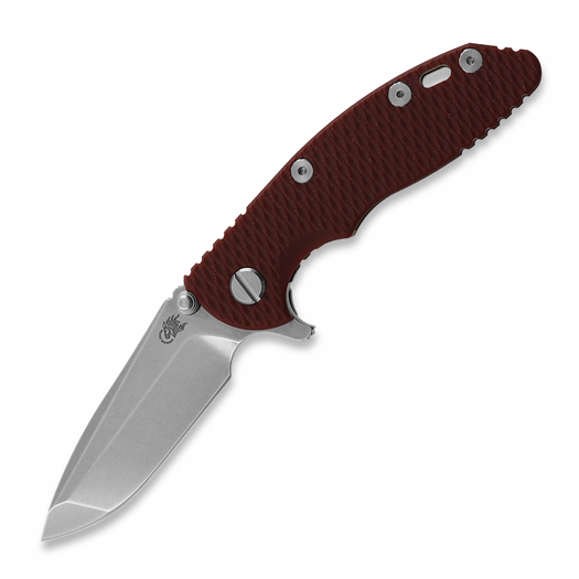 Сгъваем нож Hinderer 3.0 XM-18 Spanto Tri-Way Stonewashed Bronze Red G10