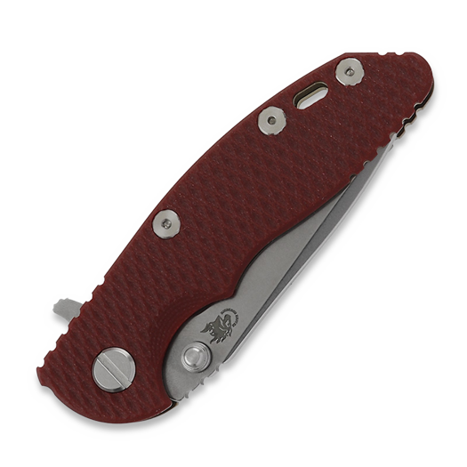 Hinderer 3.0 XM-18 Spanto Tri-Way Stonewashed Bronze Red G10 folding knife