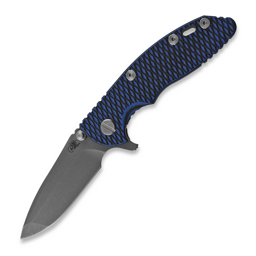 Navaja Hinderer 3.0 XM-18 Spanto Tri-Way Working Finish Blue/Black G10