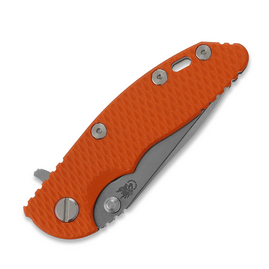 Hinderer 3.0 XM-18 Spanto Tri-Way Working Finish Orange G10 sulankstomas peilis