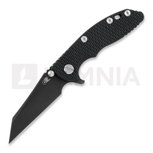 Hinderer 3.0 XM-18 Wharncliffe Tri-Way Battle Black 접이식 나이프, 검정