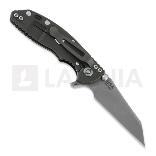 Hinderer 3.0 XM-18 Wharncliffe Tri-way Battle Bronze Black G10 sulankstomas peilis