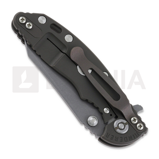 Hinderer 3.0 XM-18 Wharncliffe Tri-way Battle Bronze Black G10 folding knife