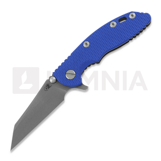 Hinderer 3.0 XM-18 Wharncliffe Tri-Way Battle Bronze Blue G10 összecsukható kés