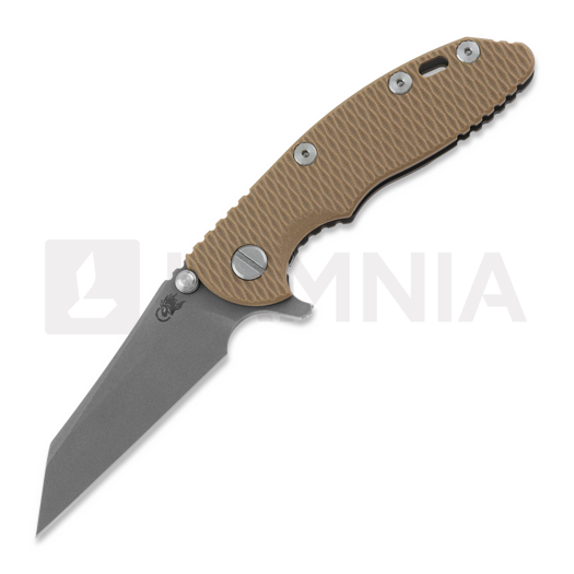Couteau pliant Hinderer 3.0 XM-18 Wharncliffe Tri-Way Battle Bronze Coyote G10