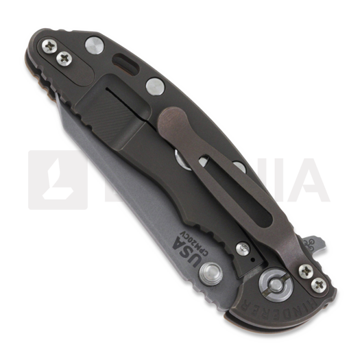 Hinderer 3.0 XM-18 Wharncliffe Tri-Way Battle Bronze Coyote G10 sulankstomas peilis