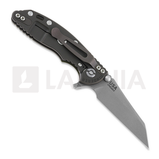 Couteau pliant Hinderer 3.0 XM-18 Wharncliffe Tri-Way Battle Bronze OD Green G10