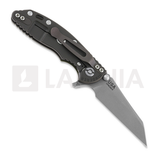 Hinderer 3.0 XM-18 Wharncliffe Tri-Way Battle Bronze OD Green G10 sulankstomas peilis