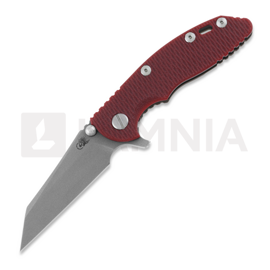 Hinderer 3.0 XM-18 Wharncliffe Tri-Way Battle Bronze Red G10 סכין מתקפלת