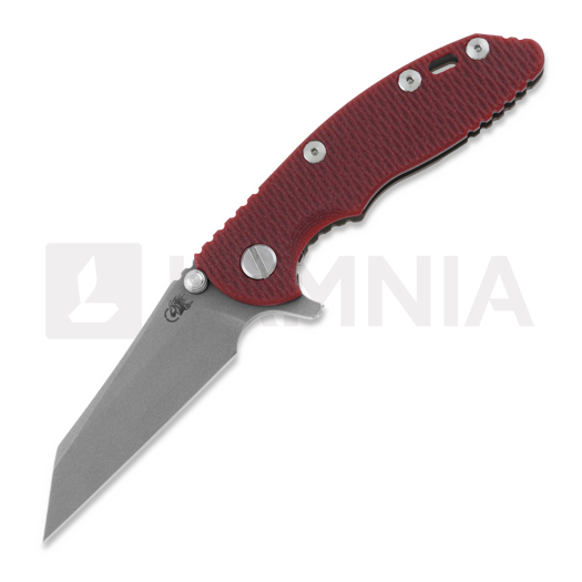 Hinderer 3.0 XM-18 Wharncliffe Tri-Way Battle Bronze Red G10 fällkniv