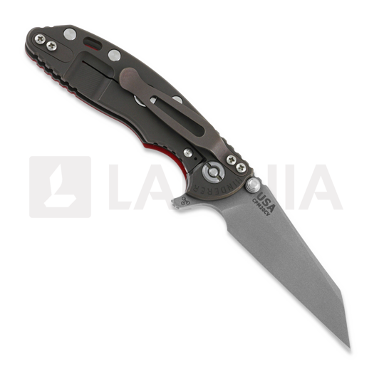 Zavírací nůž Hinderer 3.0 XM-18 Wharncliffe Tri-Way Battle Bronze Red G10