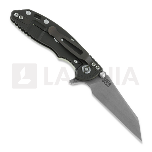 Zavírací nůž Hinderer 3.0 XM-18 Wharncliffe Tri-Way Battle Bronze Translucent Green G10
