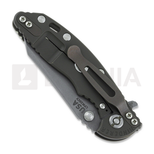 Zavírací nůž Hinderer 3.0 XM-18 Wharncliffe Tri-Way Battle Bronze Translucent Green G10