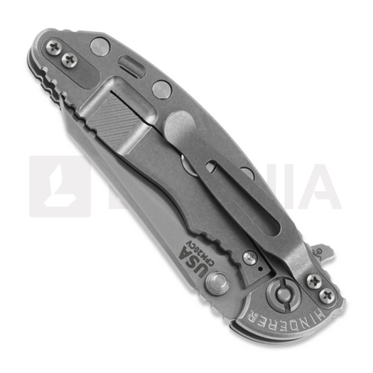 Zavírací nůž Hinderer 3.0 XM-18 Wharncliffe Tri-way Stonewash Black G10
