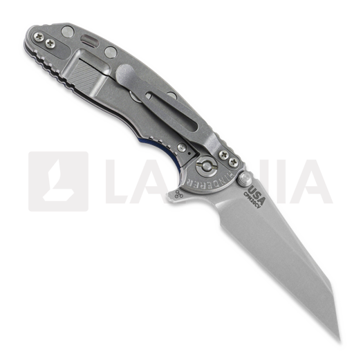 Coltello pieghevole Hinderer 3.0 XM-18 Wharncliffe Tri-Way Stonewash Blue/Black G10