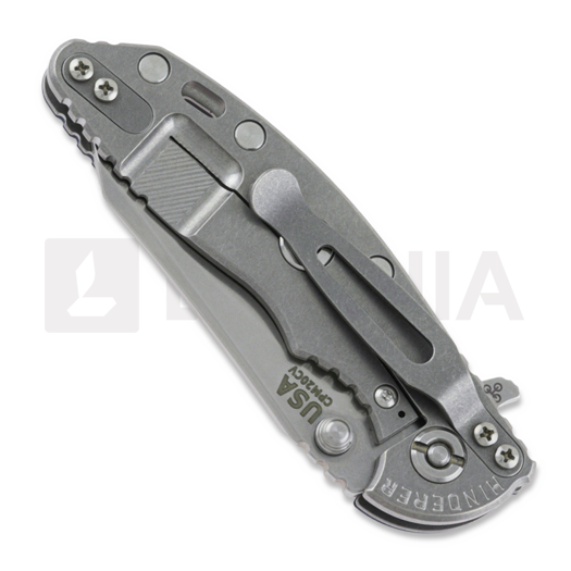 Hinderer 3.0 XM-18 Wharncliffe Tri-Way Stonewash Blue/Black G10 sulankstomas peilis
