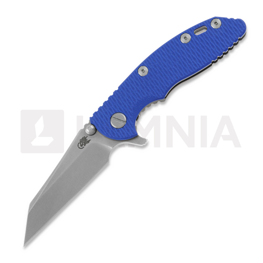 Navaja Hinderer 3.0 XM-18 Wharncliffe Tri-Way Stonewash Blue G10