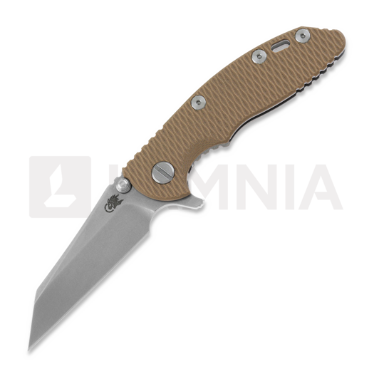 Hinderer 3.0 XM-18 Wharncliffe Tri-Way Stonewash Coyote G10 kääntöveitsi