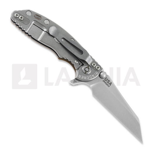 Coltello pieghevole Hinderer 3.0 XM-18 Wharncliffe Tri-Way Stonewash Coyote G10