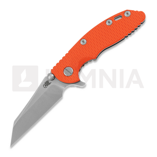 Nóż składany Hinderer 3.0 XM-18 Wharncliffe Tri-way Stonewash Orange G10