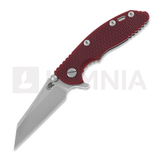 Складной нож Hinderer 3.0 XM-18 Wharncliffe Tri-Way Stonewash Red G10
