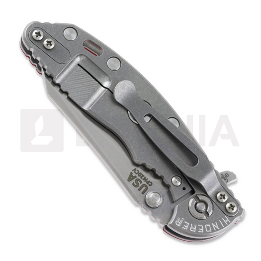 Coltello pieghevole Hinderer 3.0 XM-18 Wharncliffe Tri-Way Stonewash Red G10