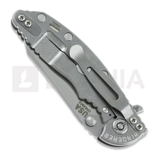 Coltello pieghevole Hinderer 3.0 XM-18 Wharncliffe Tri-Way Stonewash Translucent Green G10