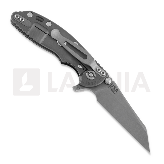 Hinderer 3.0 XM-18 Wharncliffe Tri-way Working Finish Black G10 sulankstomas peilis