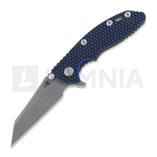 Hinderer 3.0 XM-18 Wharncliffe Tri-Way Working Finish Blue/Black G10 összecsukható kés