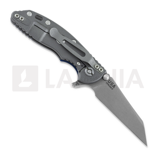 Hinderer 3.0 XM-18 Wharncliffe Tri-Way Working Finish Blue/Black G10 sulankstomas peilis