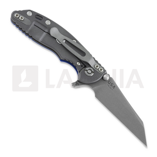 Hinderer 3.0 XM-18 Wharncliffe Tri-Way Working Finish Blue G10 折叠刀