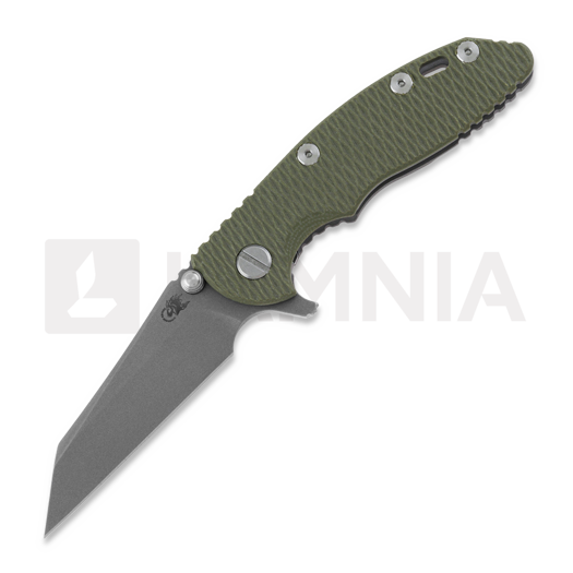 Navalha Hinderer 3.0 XM-18 Wharncliffe Tri-way Working Finish OD Green G10