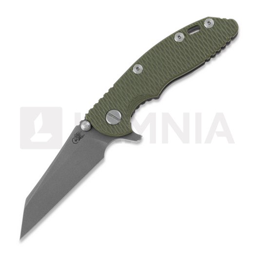 Hinderer 3.0 XM-18 Wharncliffe Tri-way Working Finish OD Green G10 kääntöveitsi