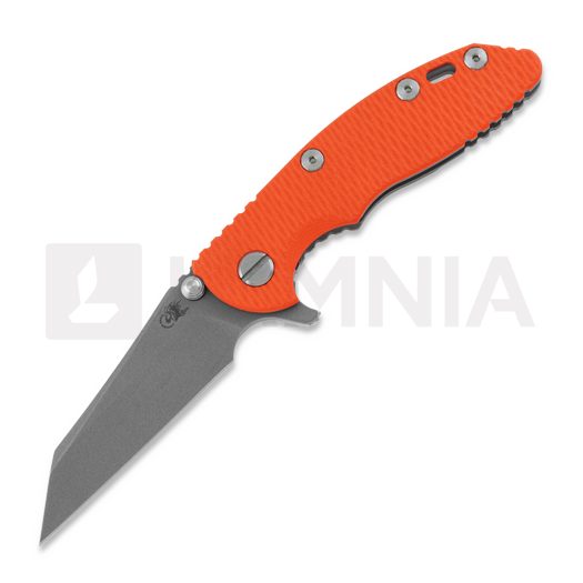 Couteau pliant Hinderer 3.0 XM-18 Wharncliffe Tri-way Working Finish Orange G10