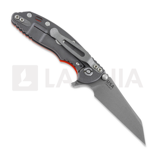 Hinderer 3.0 XM-18 Wharncliffe Tri-way Working Finish Orange G10 folding knife