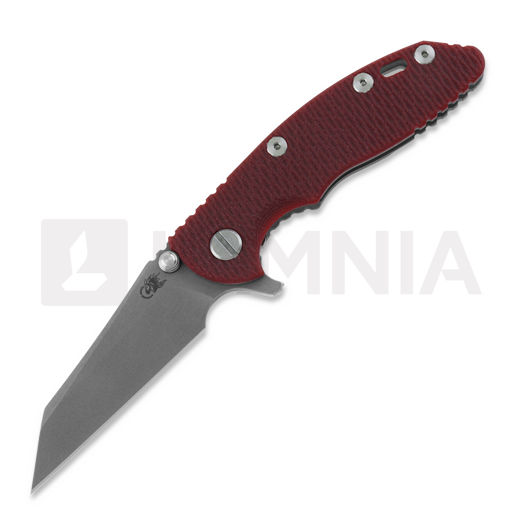 Hinderer 3.0 XM-18 Wharncliffe Tri-Way Working Finish Red G10 kääntöveitsi