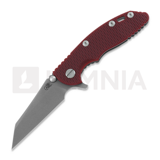 Hinderer 3.0 XM-18 Wharncliffe Tri-Way Working Finish Red G10 kääntöveitsi