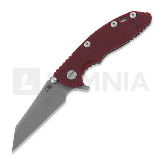 Hinderer 3.0 XM-18 Wharncliffe Tri-Way Working Finish Red G10 összecsukható kés