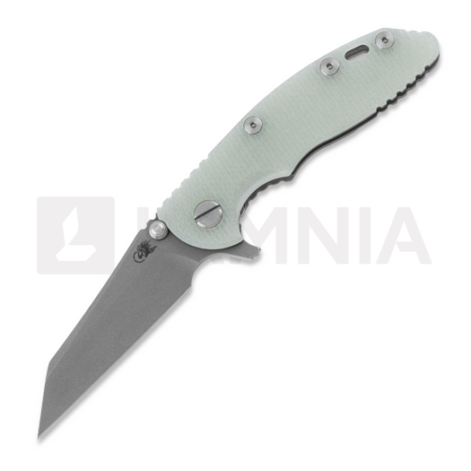 Hinderer 3.0 XM-18 Wharncliffe Tri-Way Working Finish Translucent Green G10 סכין מתקפלת