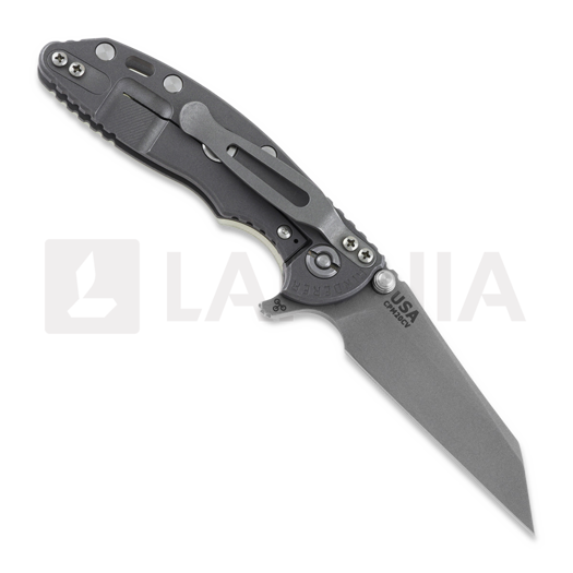 Hinderer 3.0 XM-18 Wharncliffe Tri-Way Working Finish Translucent Green G10 folding knife