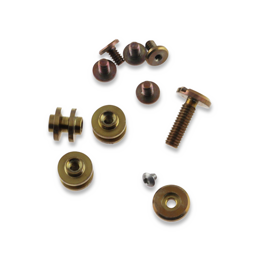Hinderer 3.5 Eklipse Complete Hardware Kit Ti, Stonewash Bronze