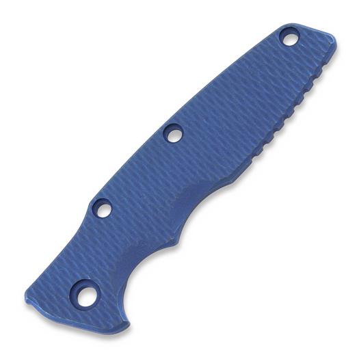Handle scales Hinderer 3.5 Eklipse Scale Textured Titanium Battle Blue