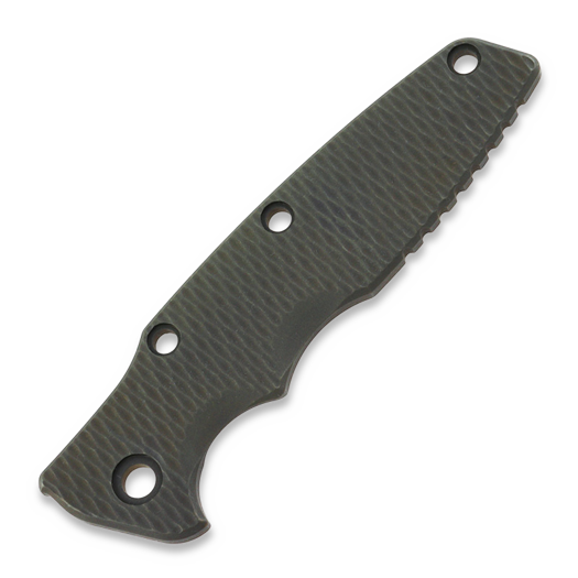 Hinderer 3.5 Eklipse Scale Textured Titanium Battle Bronze handle scales