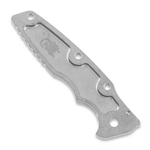 Handle scales Hinderer 3.5 Eklipse Scale Textured Titanium Stonewash