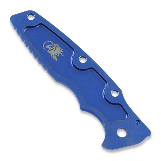 Handle scales Hinderer 3.5 Eklipse Scale Textured Titanium Stonewash Blue