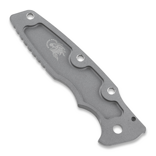 Handle scales Hinderer 3.5 Eklipse Scale Textured Titanium Working Finish