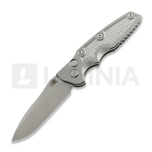 Nóż składany Hinderer 3.5 Eklipse Spear Point Automatic, Stonewash